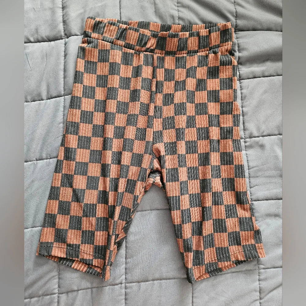 Dressed in LALA Checkered Set - Black and Brown - Picture 2 of 3